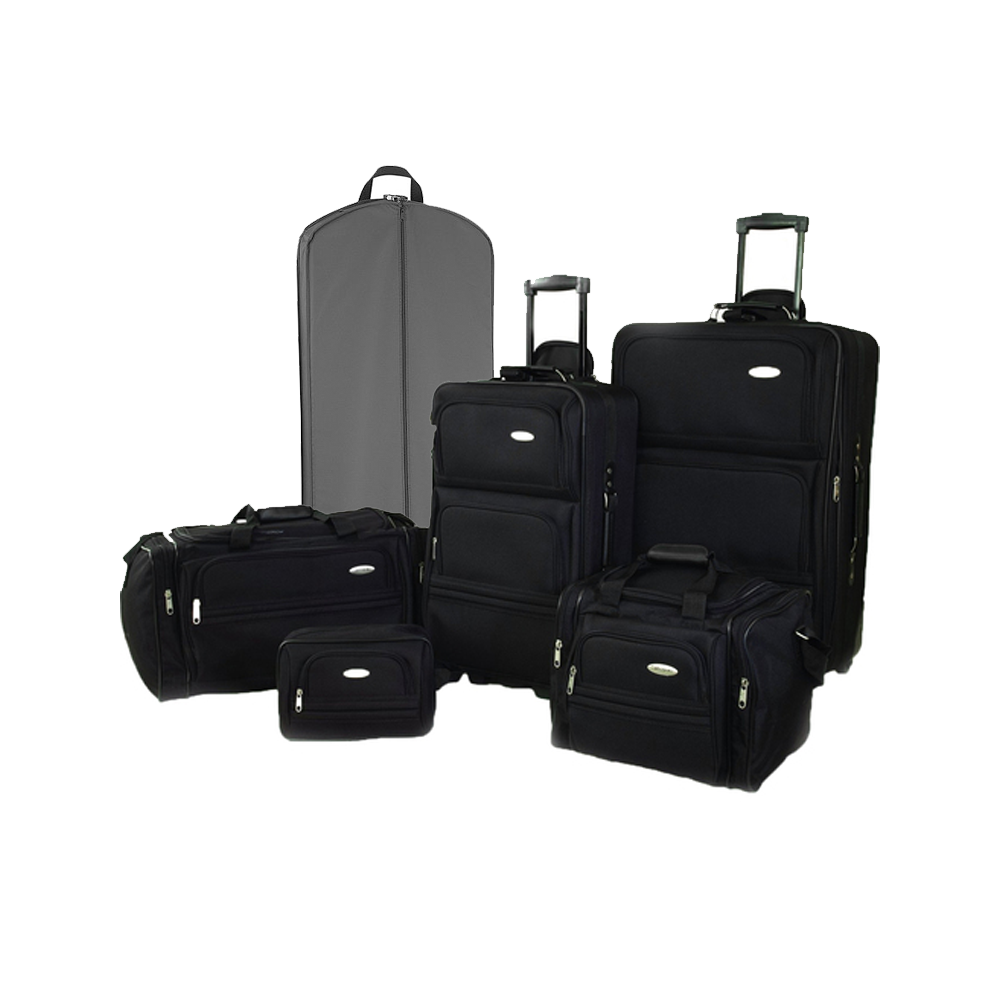 6 piece suitcase set