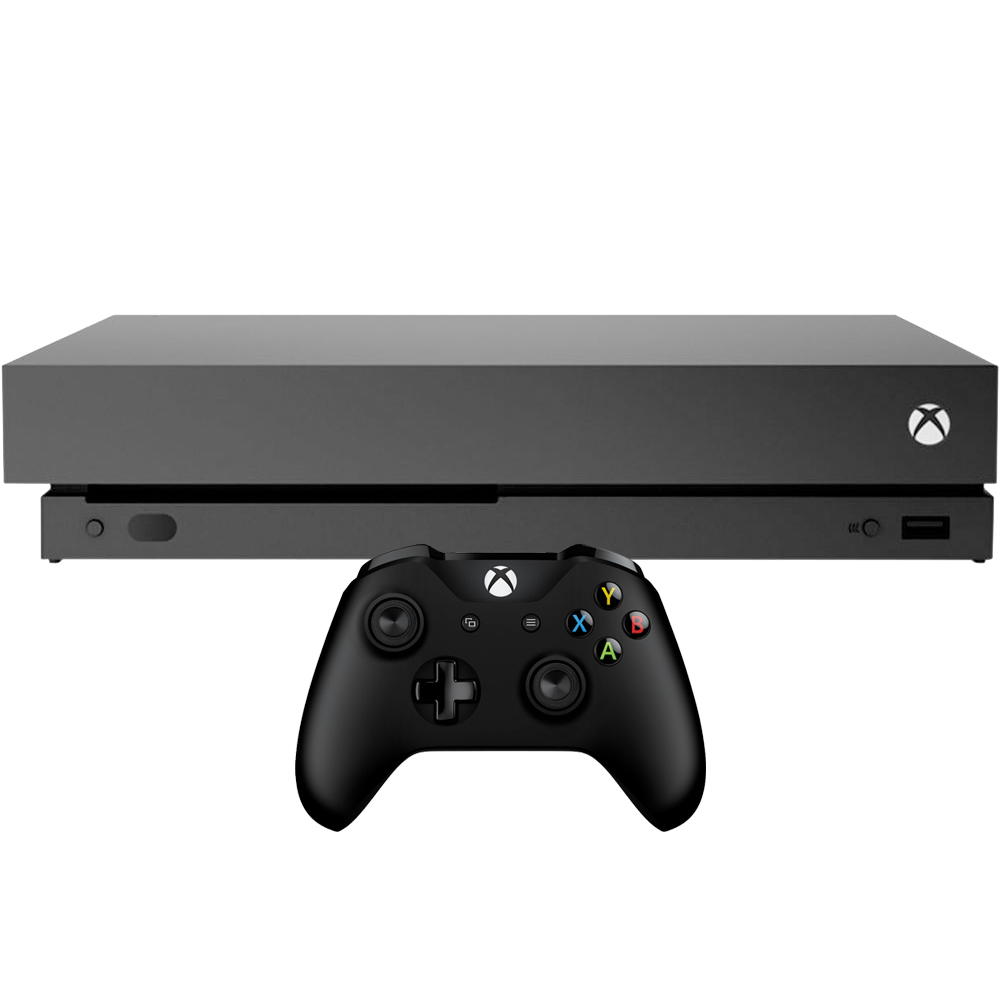 Microsoft Xbox One X 1TB, 4K Ultra HD Gaming Console, Black